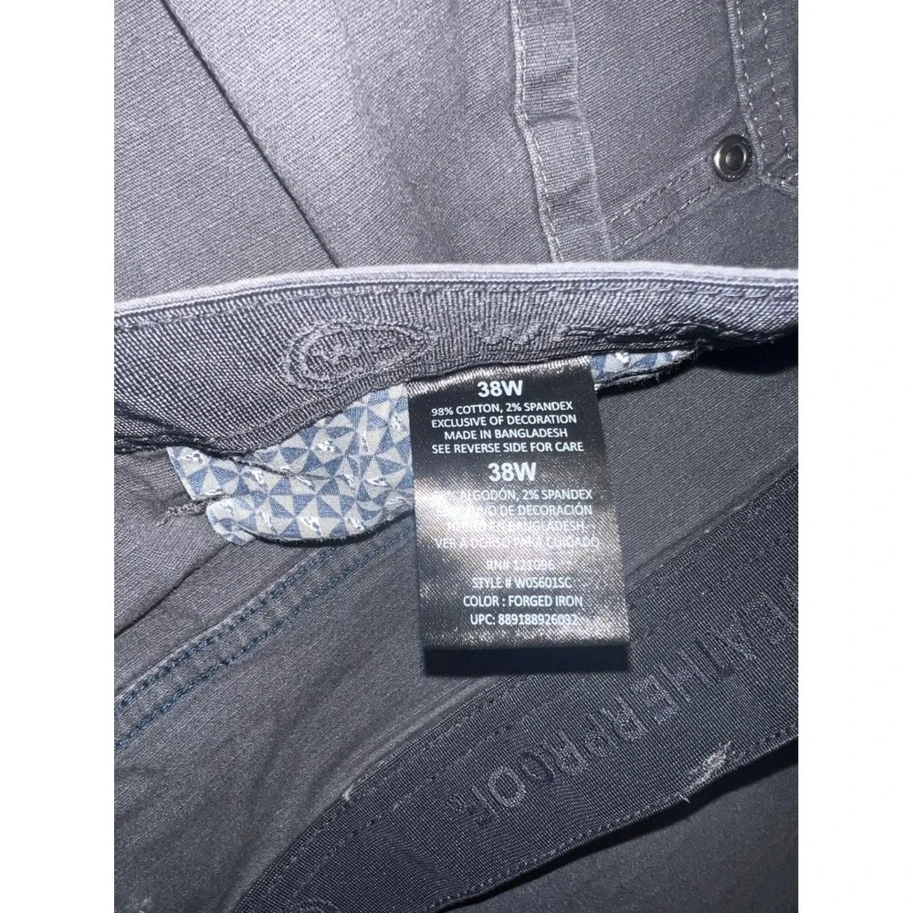 Weatherproof Mens Utility Shorts Forged Iron Grey Stretch Cotton W0S601SC 38W